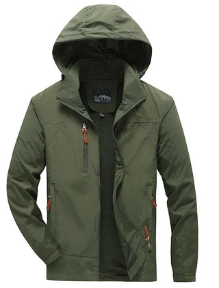 Outdoorjacke für Herren im sportlichen Stil mit wasserdichter Ausstattung