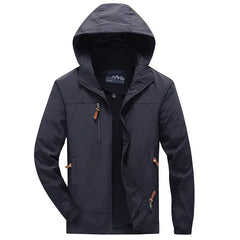 Outdoorjacke für Herren im sportlichen Stil mit wasserdichter Ausstattung