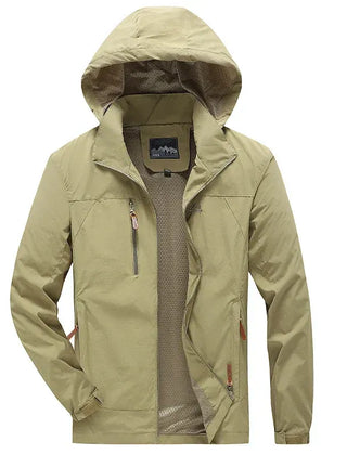 Outdoorjacke für Herren im sportlichen Stil mit wasserdichter Ausstattung