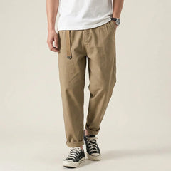 Sommerhose für Herren aus Baumwolle im Tapered Fit
