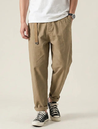 Sommerhose für Herren aus Baumwolle im Tapered Fit