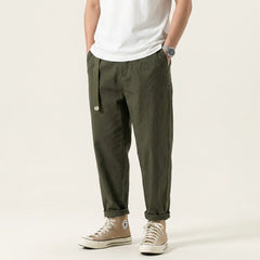 Sommerhose für Herren aus Baumwolle im Tapered Fit