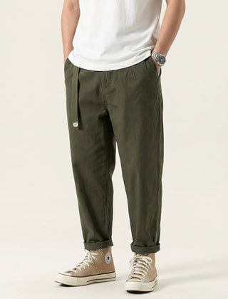 Sommerhose für Herren aus Baumwolle im Tapered Fit