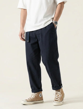 Sommerhose für Herren aus Baumwolle im Tapered Fit