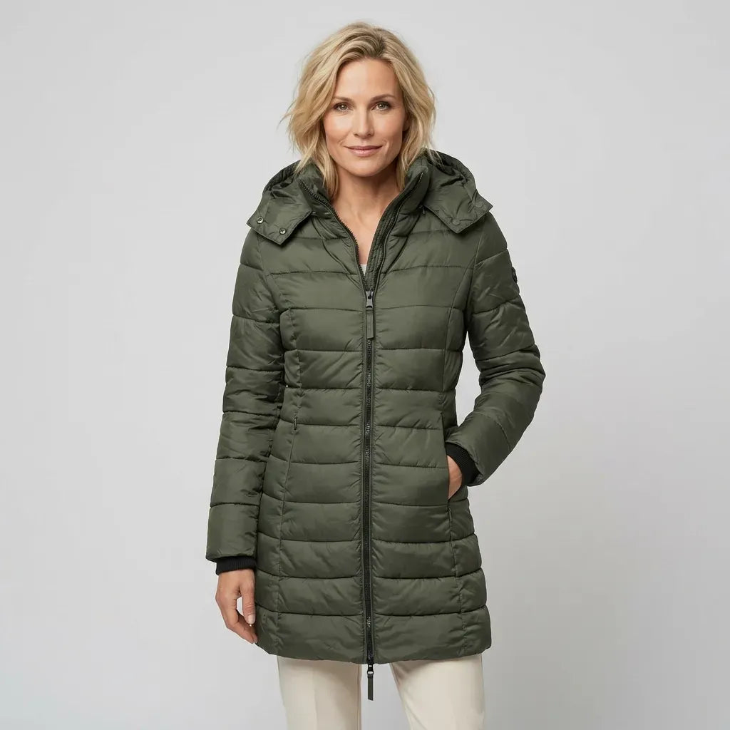 Steppmantel für Damen mit abnehmbarer Kapuze, Produktbild 9