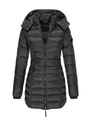 Steppmantel für Damen mit abnehmbarer Kapuze, Produktbild 10