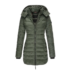 Steppmantel für Damen mit abnehmbarer Kapuze, Produktbild 8