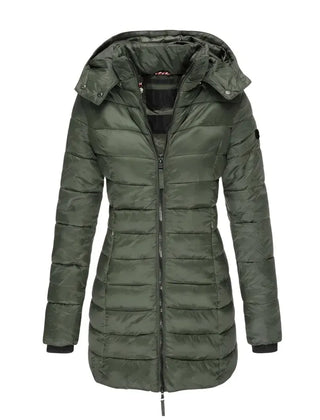 Steppmantel für Damen mit abnehmbarer Kapuze, Produktbild 8
