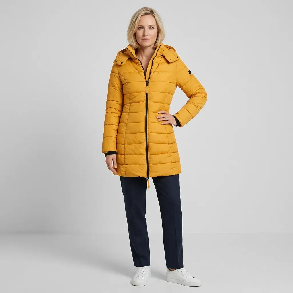 Steppmantel für Damen mit abnehmbarer Kapuze, Produktbild 5