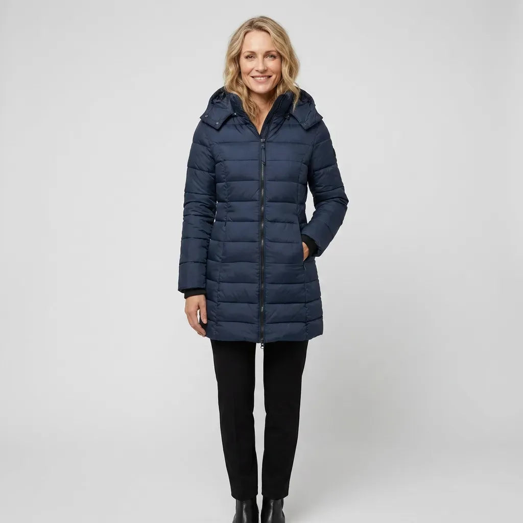 Steppmantel für Damen mit abnehmbarer Kapuze, Produktbild 14