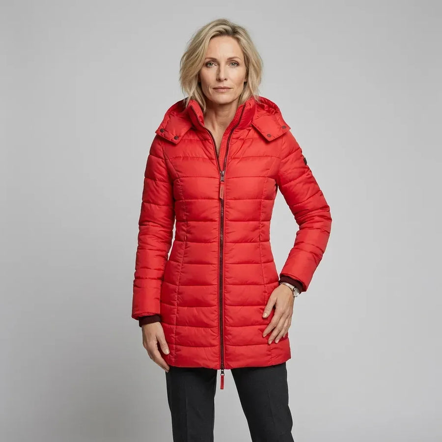 Steppmantel für Damen mit abnehmbarer Kapuze, Produktbild 2