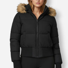 Steppjacke für Damen mit Kunstfellkapuze, Produktbild 10