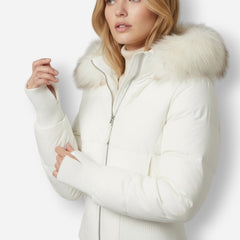 Steppjacke für Damen mit Kunstfellkapuze, Produktbild 3
