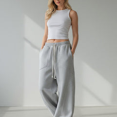 Unisex Jogginghose in Oversize mit weitem Bein, Produktbild 2