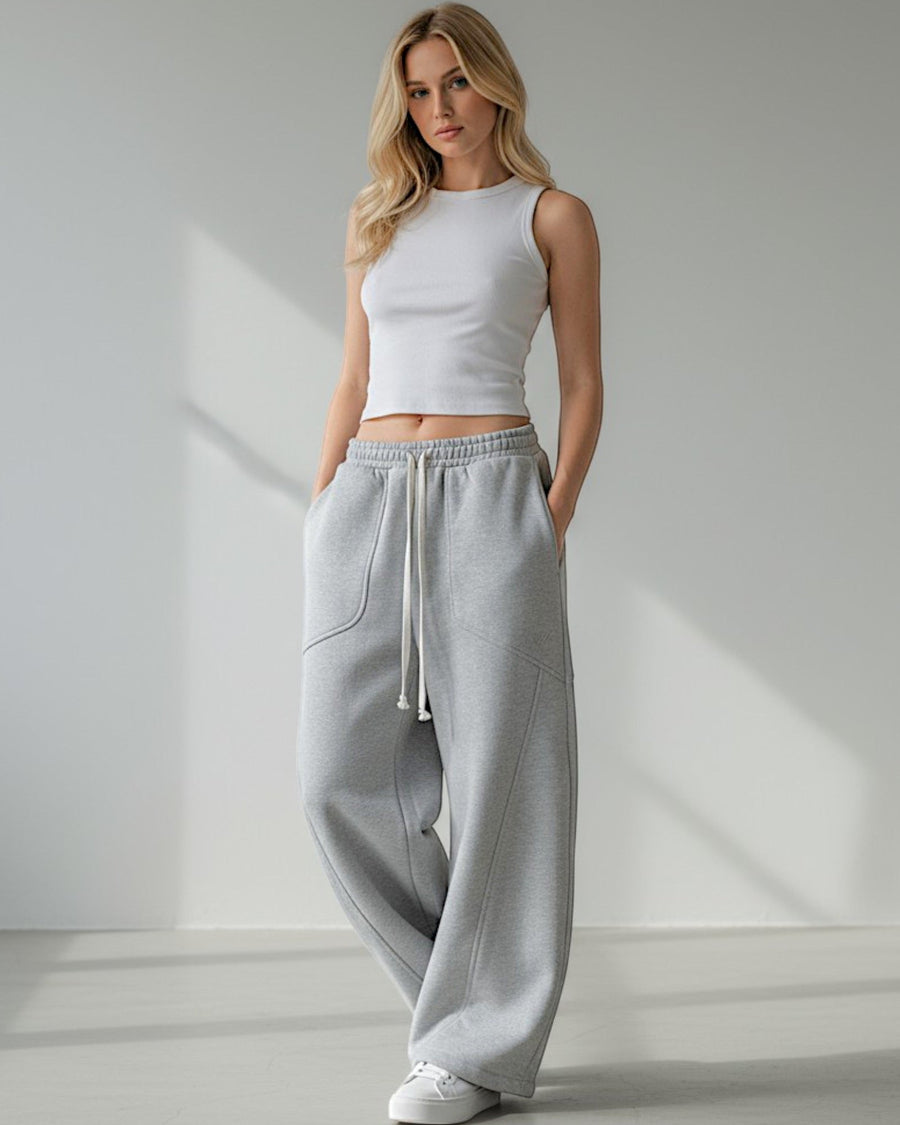 Unisex Jogginghose in Oversize mit weitem Bein, Produktbild 2