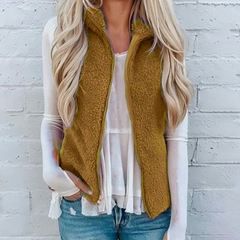 Teddyfleece Weste für Damen