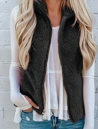Teddyfleece Weste für Damen