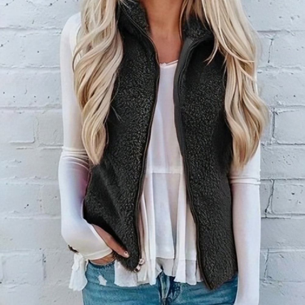 Teddyfleece Weste für Damen